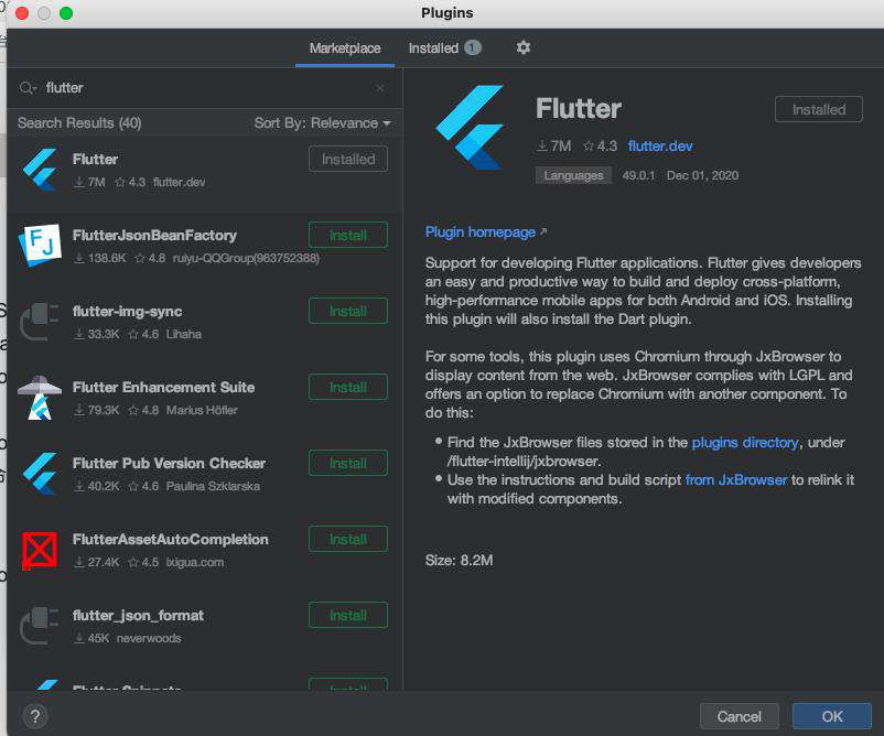 Mac 系统 Flutter 环境配置